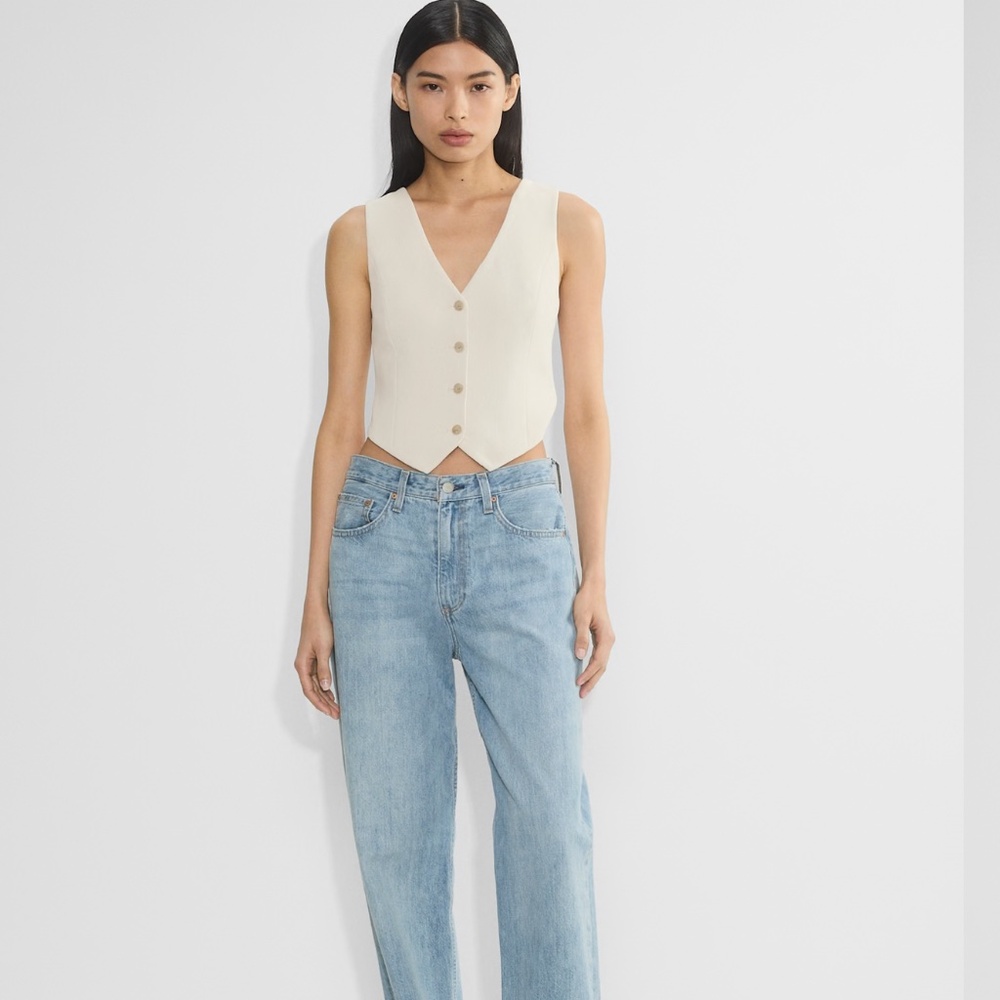 Aritzia Pacino vest light birch